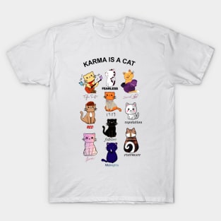 Karma Is A Cat T-Shirt